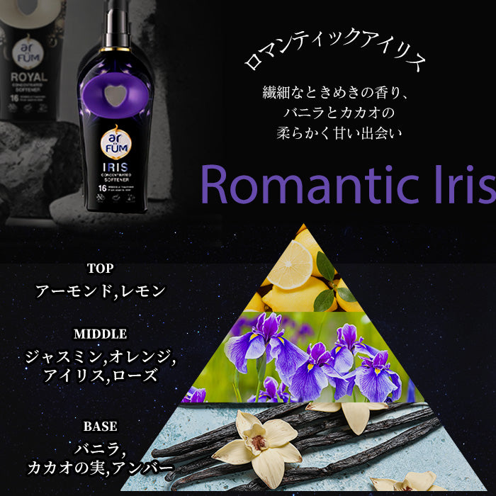 【900ml】Black Label アフューム(arFUM) ロマンティック アイリス (IRIS)  本体